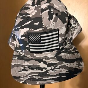 Under Armour Black and Gray Camo Hat
